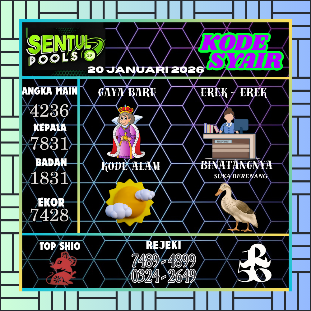 Kode Syair Sentul Pools Januari 2026