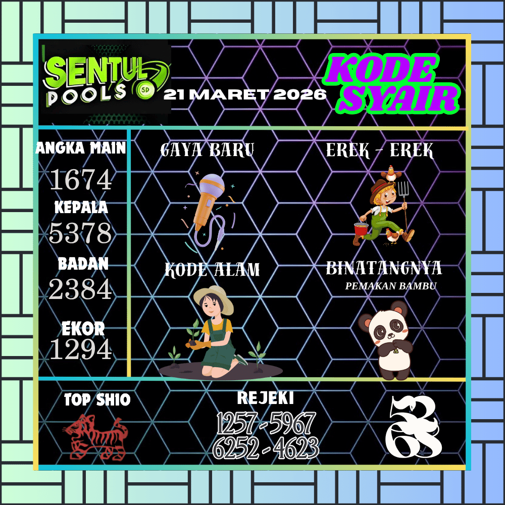 Kode Syair Sentul Pools Maret 2026