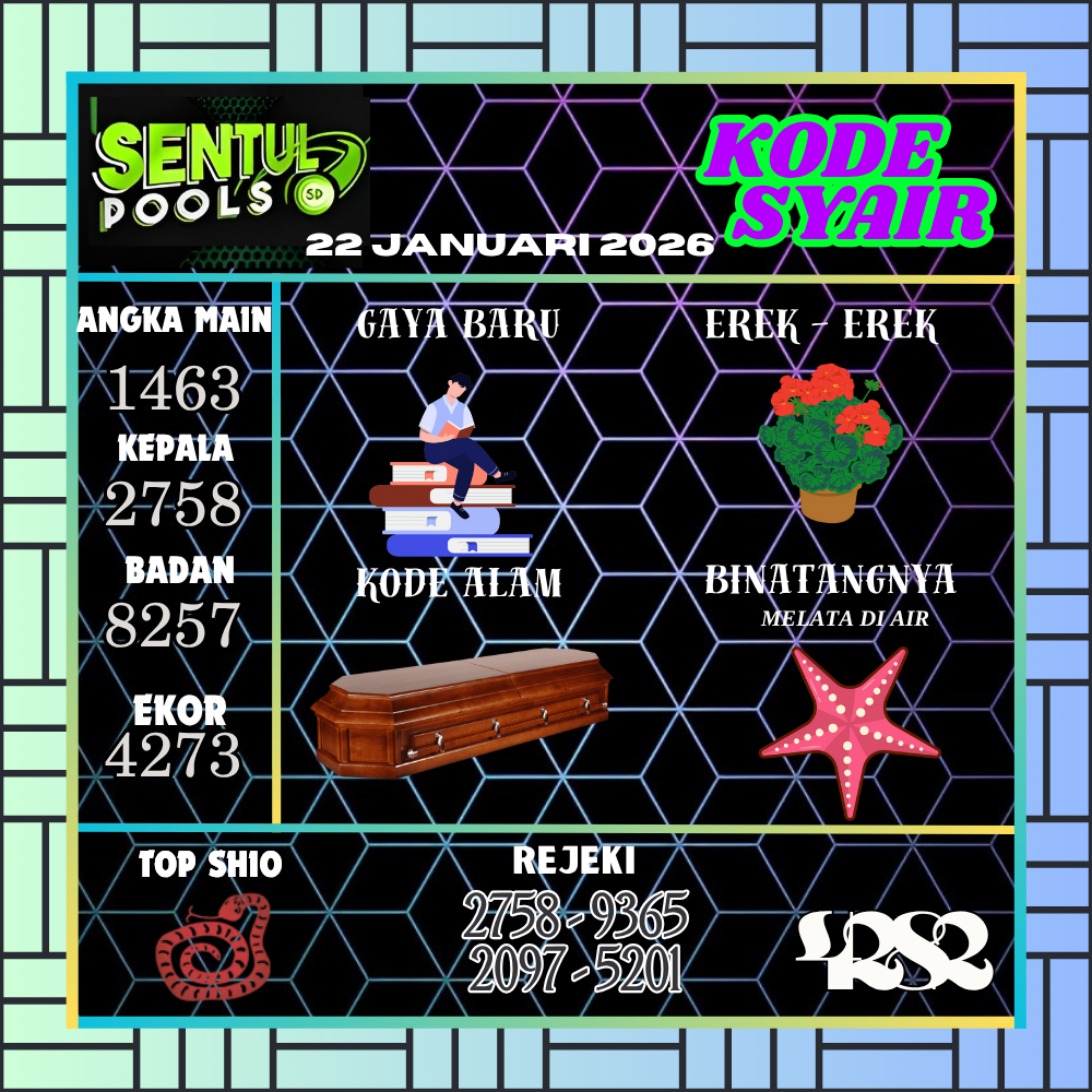 Kode Syair Sentul Pools Januari 2026