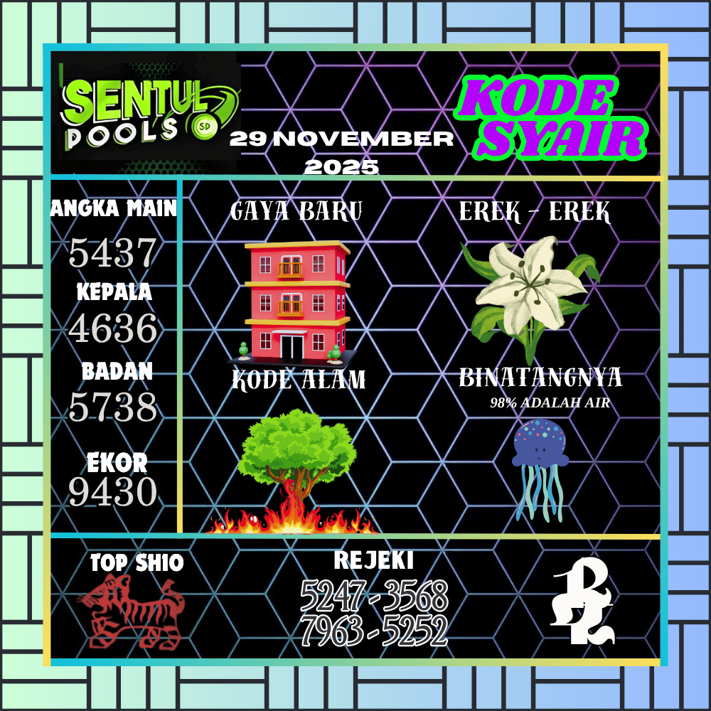 Kode Syair Sentul Pools - November 2025