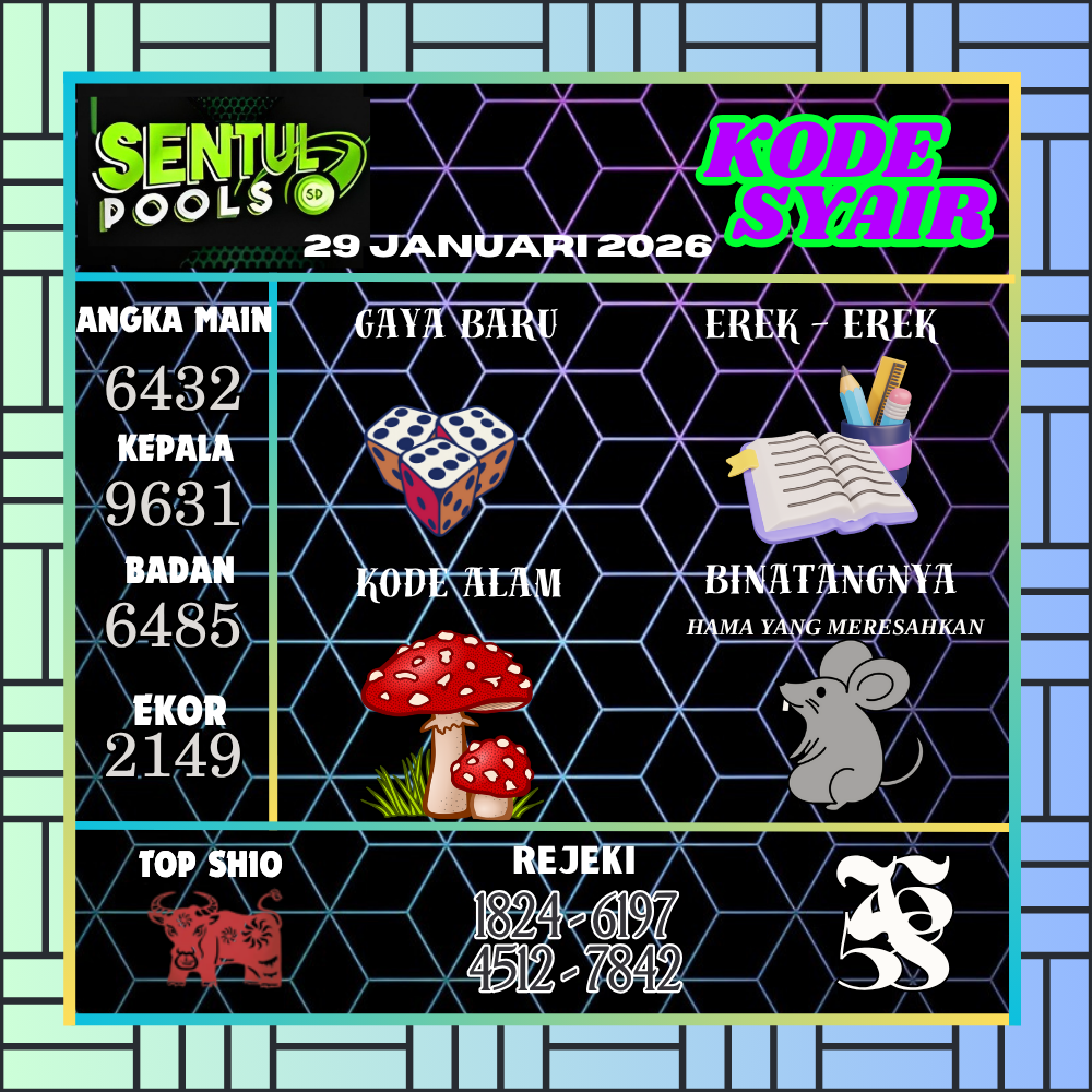 Kode Syair Sentul Pools Januari 2026