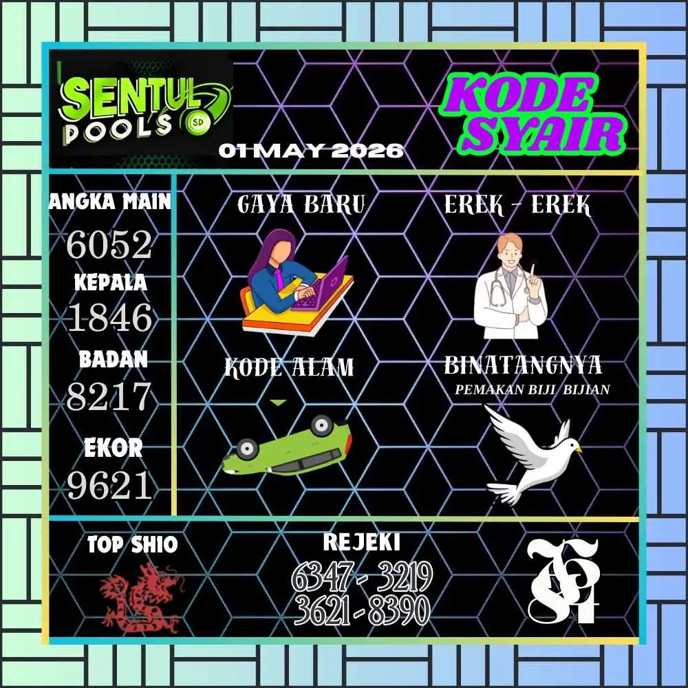 Kode Syair Sentul Pools Mei 2026
