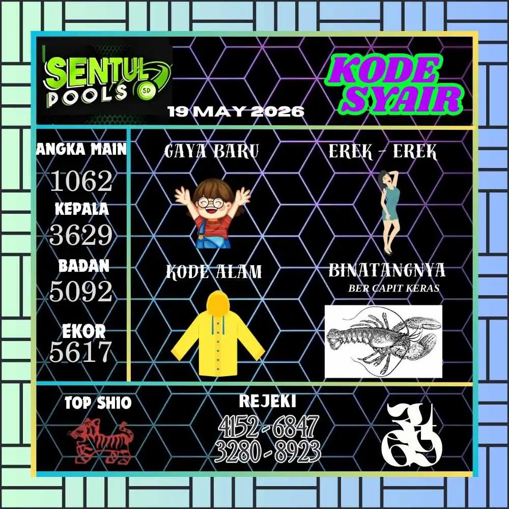 Kode Syair Sentul Pools Mei 2026
