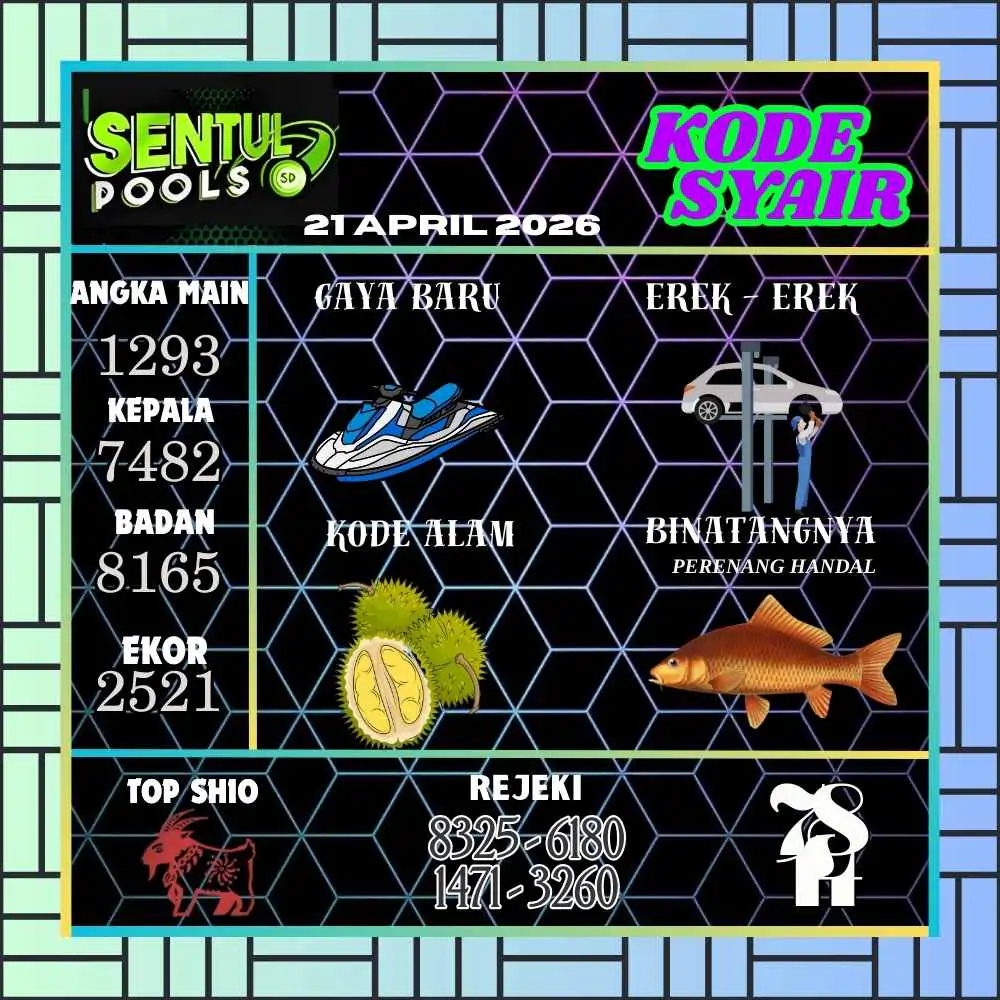 Kode Syair Sentul Pools April 2026
