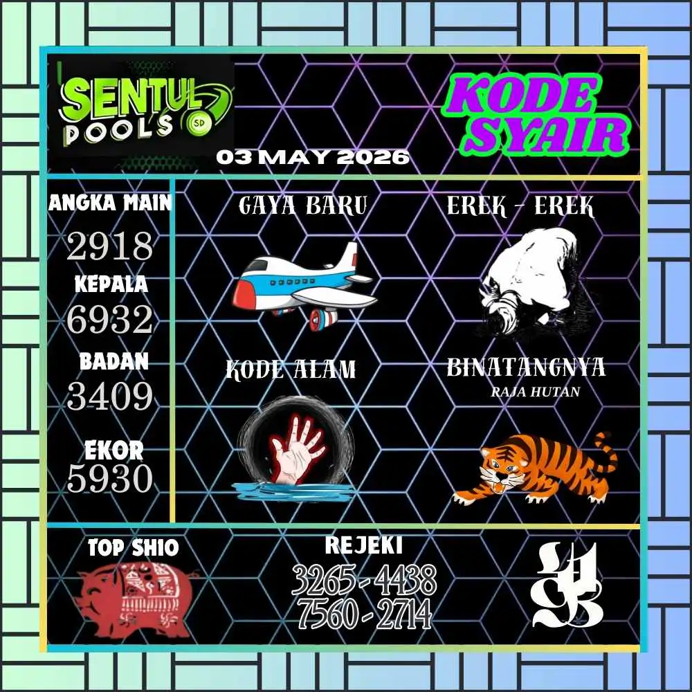 Kode Syair Sentul Pools Mei 2026
