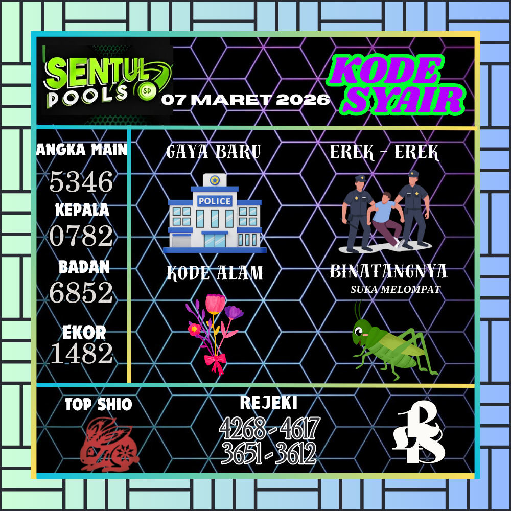 Kode Syair Sentul Pools 07 Maret 2026